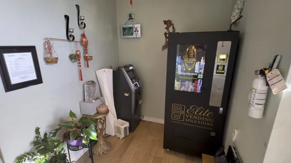 An Elite-branded machine installed in an indoor location